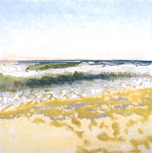 Hurricane Felix Aftermath, Aug. 15;
Chalk Pastel, 1995;
10 x 10 in. Hurricane Felix Aftermath, Aug. 15;
Chalk Pastel, 1995;
10 x 10 in.